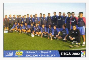 2001-02 Mundicromo Las fichas de la Liga 2002 #428 Recreativo de Huelva Front