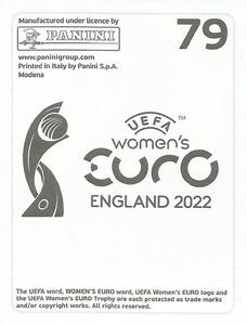 2022 Panini UEFA Women's Euro England 2022 Stickers #79 Maren Nævdal Mjelde Back