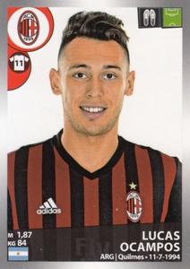 2016-17 Panini Calciatori Stickers - Calcio Mercato #M32 Lucas Ocampos Front