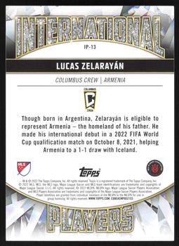 2022 Topps MLS - International Players #IP-13 Lucas Zelarayán Back