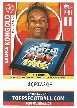 2017-18 Topps Match Attax UEFA Champions League - Pro 11 Codes #P14 Terence Kongolo Front