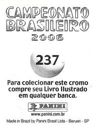 2006 Panini Campeonato Brasileiro Stickers #237 Felipe Alves de Souza / Jose Gerson Ramos Back