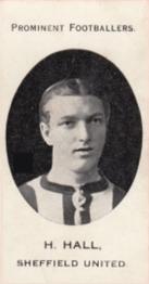 1913 Taddy & Co. Prominent Footballers Series 3 #NNO Harry Hall Front