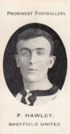 1913 Taddy & Co. Prominent Footballers Series 3 #NNO Fred Hawley Front