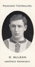 1913 Taddy & Co. Prominent Footballers Series 3 #NNO David McLean Front