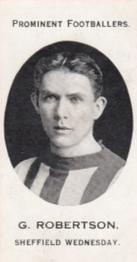 1913 Taddy & Co. Prominent Footballers Series 3 #NNO George Robertson Front