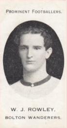 1913 Taddy & Co. Prominent Footballers Series 3 #NNO Walter Rowley Front