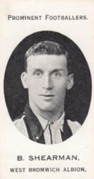 1913 Taddy & Co. Prominent Footballers Series 3 #NNO Ben Shearman Front