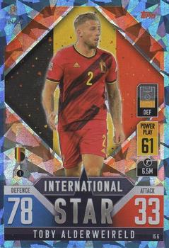2022-23 Topps Match Attax 101 Road to UEFA Nations League Finals - International Star Blue Crystal #IS6 Toby Alderweireld Front