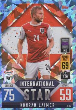 2022-23 Topps Match Attax 101 Road to UEFA Nations League Finals - International Star Blue Crystal #IS36 Konrad Laimer Front
