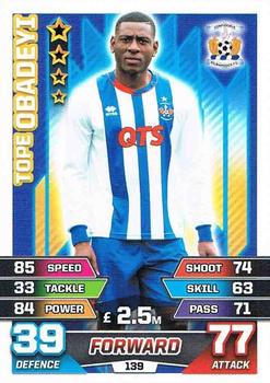 2015-16 Topps Match Attax SPFL #139 Tope Obadeyi Front