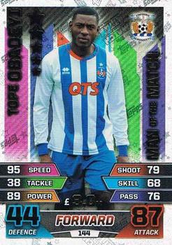 2015-16 Topps Match Attax SPFL #144 Tope Obadeyi Front