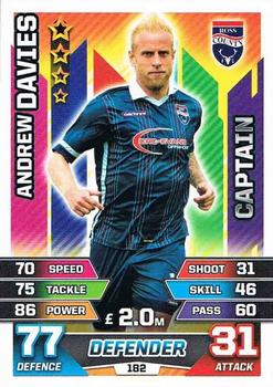 2015-16 Topps Match Attax SPFL #182 Andrew Davies Front