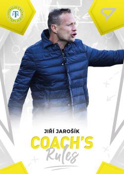 2021-22 SportZoo Fortuna:Liga - Coach's Rules #CR14 Jiri Jarosik Front