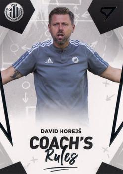 2021-22 SportZoo Fortuna:Liga - Coach's Rules #CR16 David Horejs Front