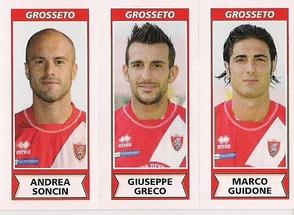 2010-11 Panini Calciatori Stickers #540 Andrea Soncin / Giuseppe Greco / Marco Guidone Front