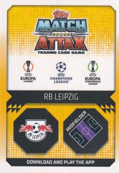 2022-23 Topps Match Attax UEFA Champions League & UEFA Europa League - Player-Worn Memorabilia Jersey Relics #JR-KL Konrad Laimer Back