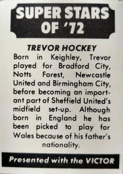 1972 D.C. Thomson / The Victor Super Stars of ‘72 #NNO Trevor Hockey Back