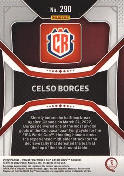 2022 Panini Prizm World Cup #290 Celso Borges Back