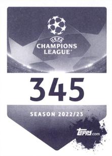 2022-23 Topps UEFA Champions League Sticker Collection #345 Cédric Bakambu Back