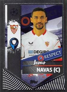 2022-23 Topps UEFA Champions League Sticker Collection #407 Jesús Navas Front