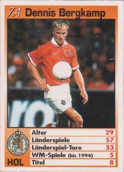 1998 Bravo Sport France 98 #7A Dennis Bergkamp Front