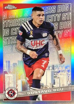2022 Topps Chrome MLS - Big City Strikers #BCS-11 Gustavo Bou Front
