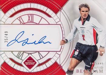 2022 Panini National Treasures FIFA Road to World Cup - Timeless Talents Signatures #TS-DBE David Beckham Front