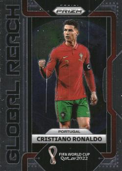 2022 Panini Prizm World Cup - Global Reach #17 Cristiano Ronaldo Front