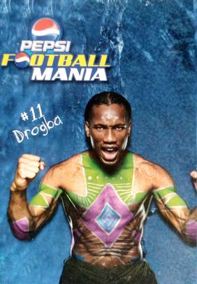 2010 Pepsi Football Mania #3 Didier Drogba Front