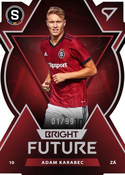 2022-23 SportZoo Fortuna:Liga - Bright Future Limited Die Cut #BF-5 Adam Karabec Front