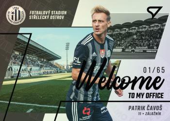 2022-23 SportZoo Fortuna:Liga - Welcome To My Office Limited #WO-12 Patrik Cavos Front