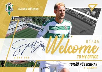 2022-23 SportZoo Fortuna:Liga - Welcome To My Office Auto #WOS-TH Tomas Hubschman Front