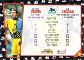 2000 Merlin's Premier Gold - Club Cards #B16 Thomas Sørensen Back
