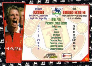 2000 Merlin's Premier Gold - Club Cards #B11 David Beckham Back