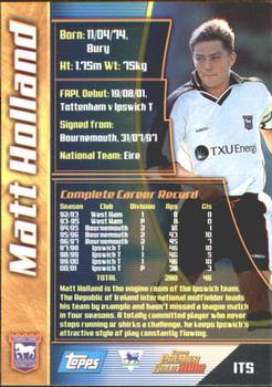 2001-02 Topps Premier Gold 2002 #IT5 Matt Holland Back