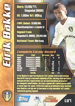 2001-02 Topps Premier Gold 2002 #LU7 Eirik Bakke Back