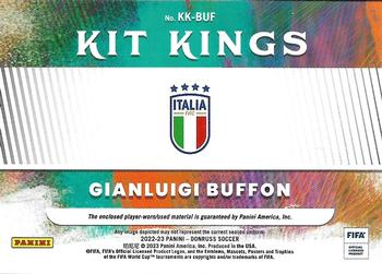 2022-23 Donruss - Kit Kings #KK-BUF Gianluigi Buffon Back