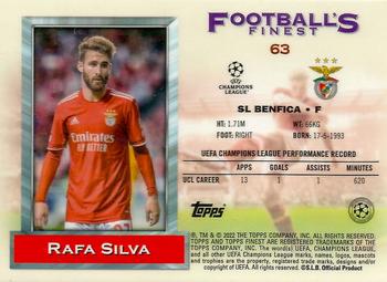 2021-22 Topps Finest Flashbacks UEFA Champions League #63 Rafa Silva Back