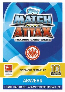 2017-18 Topps Match Attax Bundesliga Extra - Limited Edition #L36 David Abraham Back
