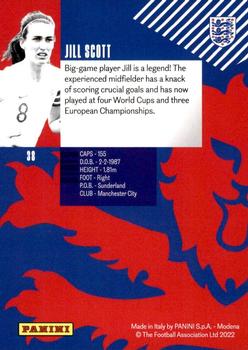 2022 Panini The Best of England #38 Jill Scott Back