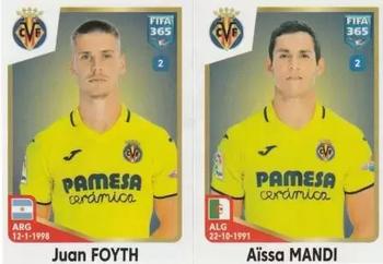 2023 Panini FIFA 365 The Golden World of Football #185 Juan Foyth / Aïssa Mandi Front