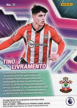 2021-22 Donruss Elite Premier League - Star Status #11 Tino Livramento Back