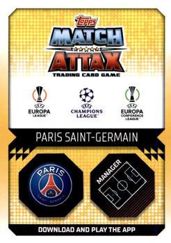2022-23 Topps Match Attax UEFA Champions League & UEFA Europa League Extra - Manager #MAN 11 Christophe Galtier Back