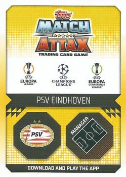 2022-23 Topps Match Attax UEFA Champions League & UEFA Europa League Extra - Manager Crystal #MAN 17 Ruud van Nistelrooy Back