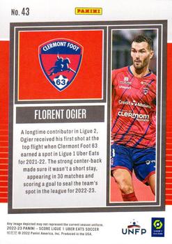 2022-23 Score Ligue 1 Uber Eats #43 Florent Ogier Back