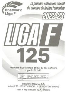 2022-23 Panini Finetwork Liga F #125 Ingrid Engen Back
