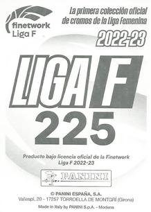 2022-23 Panini Finetwork Liga F #225 Rocio Gálvez Back
