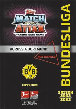2022-23 Topps Match Attax Bundesliga Extra #501 Thorgan Hazard Back