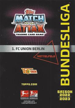 2022-23 Topps Match Attax Bundesliga Extra #541 Rani Khedira Back